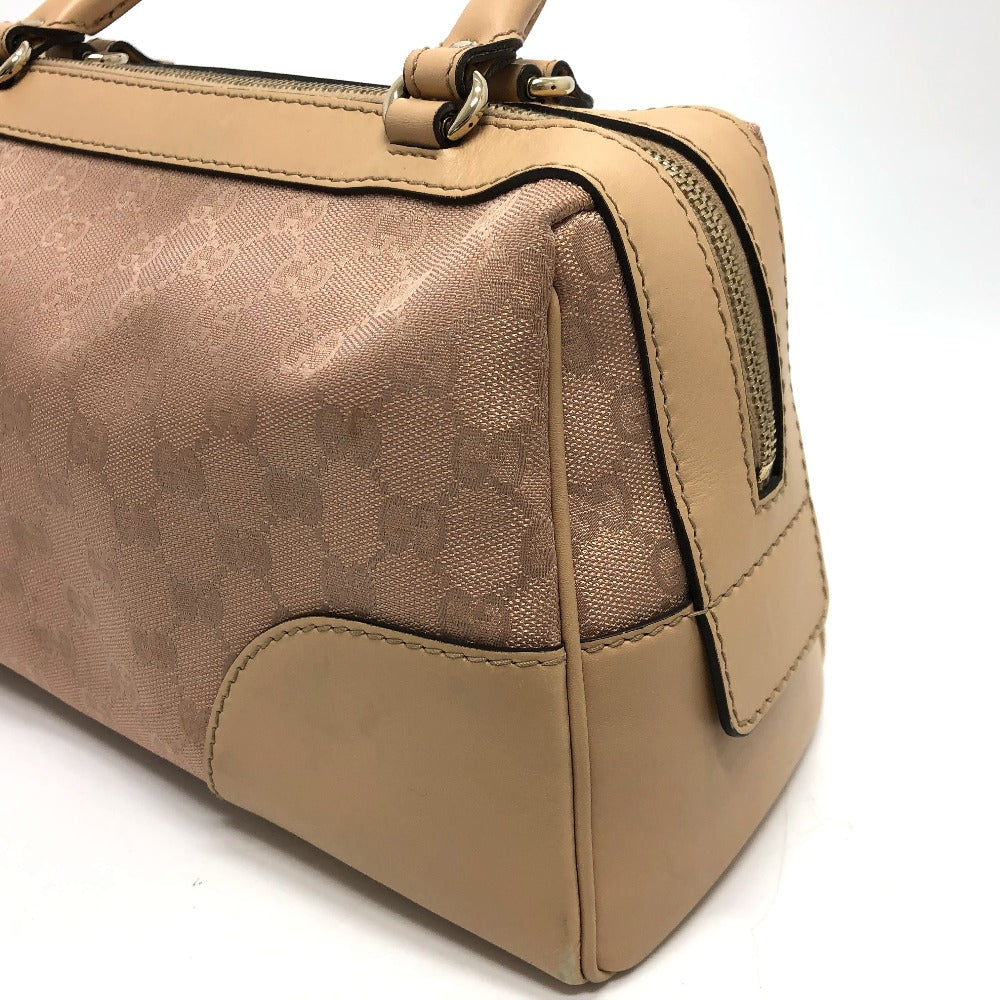 GUCCI Handbag 257067 GG canvas beige GG lame Lovely Women Secondhand