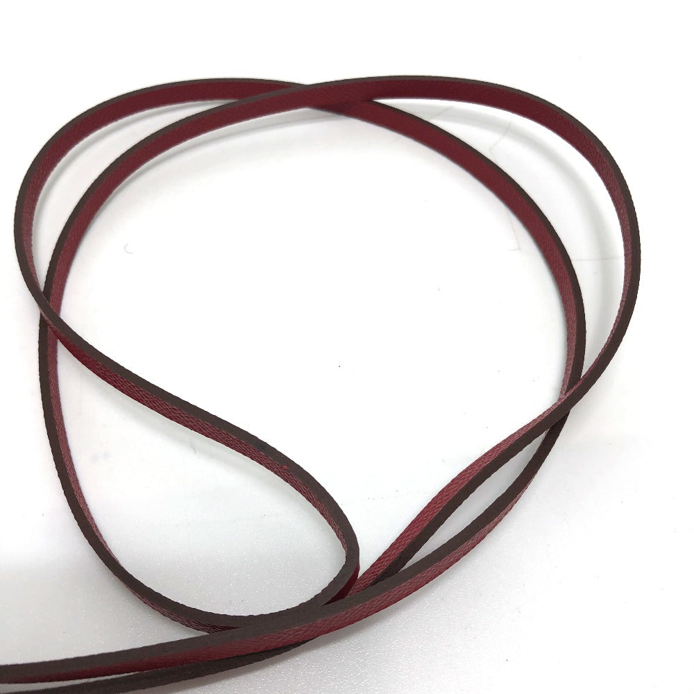 HERMES Necklace Vaugham Red mirror / mirror Miroir Women Used
