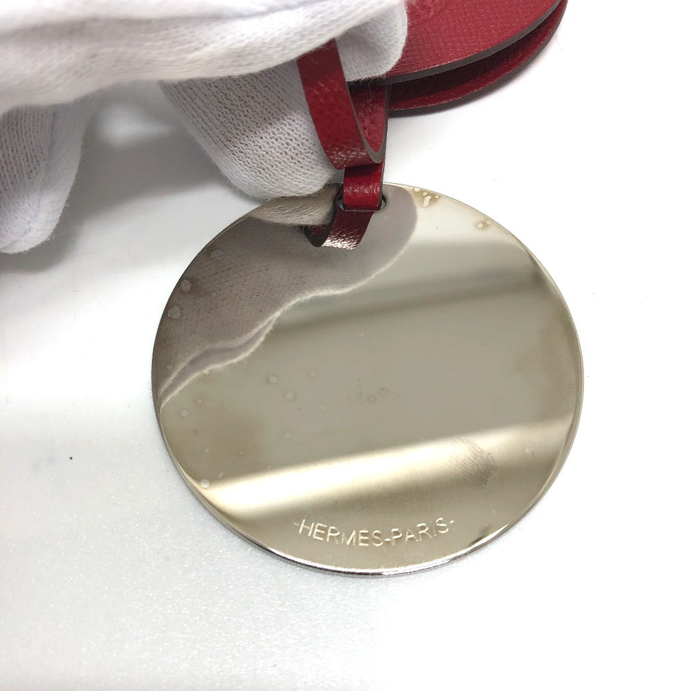 HERMES Necklace Vaugham Red mirror / mirror Miroir Women Used
