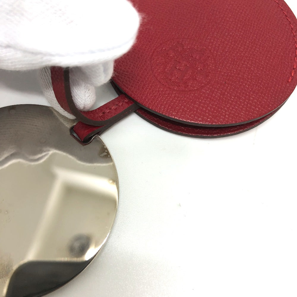 HERMES Necklace Vaugham Red mirror / mirror Miroir Women Used