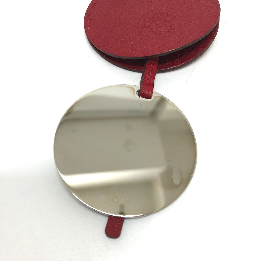 HERMES Necklace Vaugham Red mirror / mirror Miroir Women Used