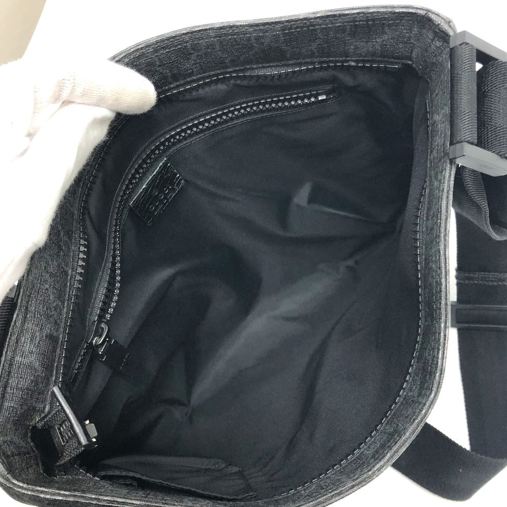 GUCCI Shoulder Bag 162904  GG Supreme Canvas black GG mens Used