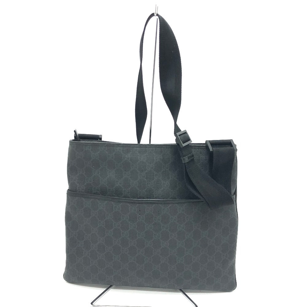 GUCCI Shoulder Bag 162904  GG Supreme Canvas black GG mens Used