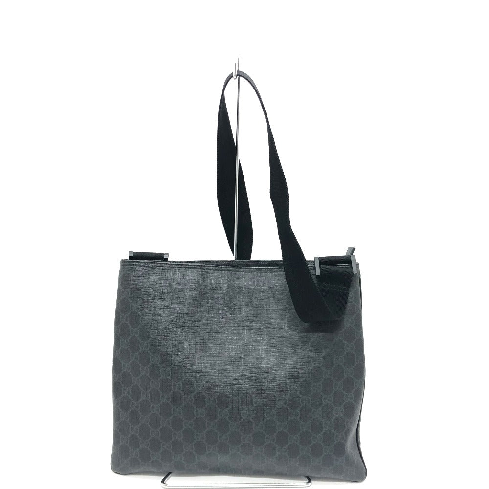 GUCCI Shoulder Bag 162904  GG Supreme Canvas black GG mens Used