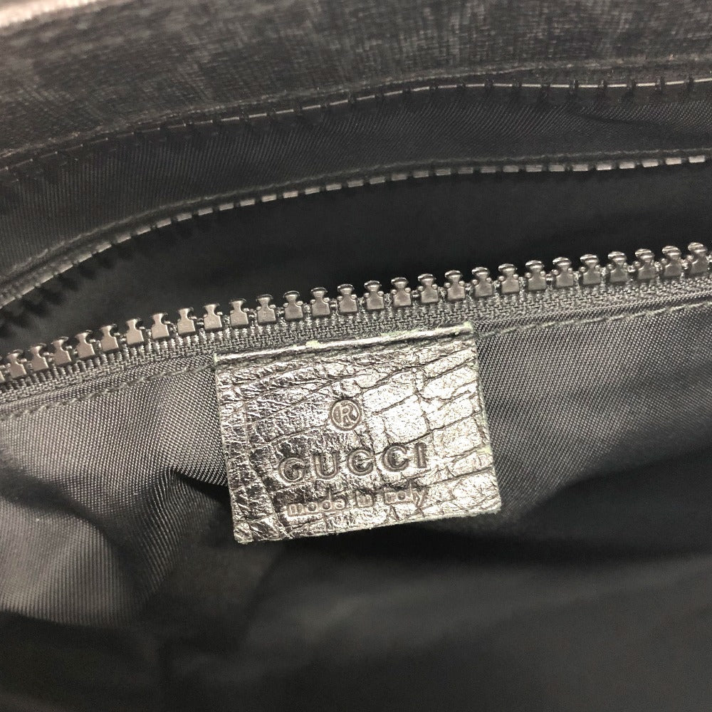 GUCCI Shoulder Bag 162904  GG Supreme Canvas black GG mens Used