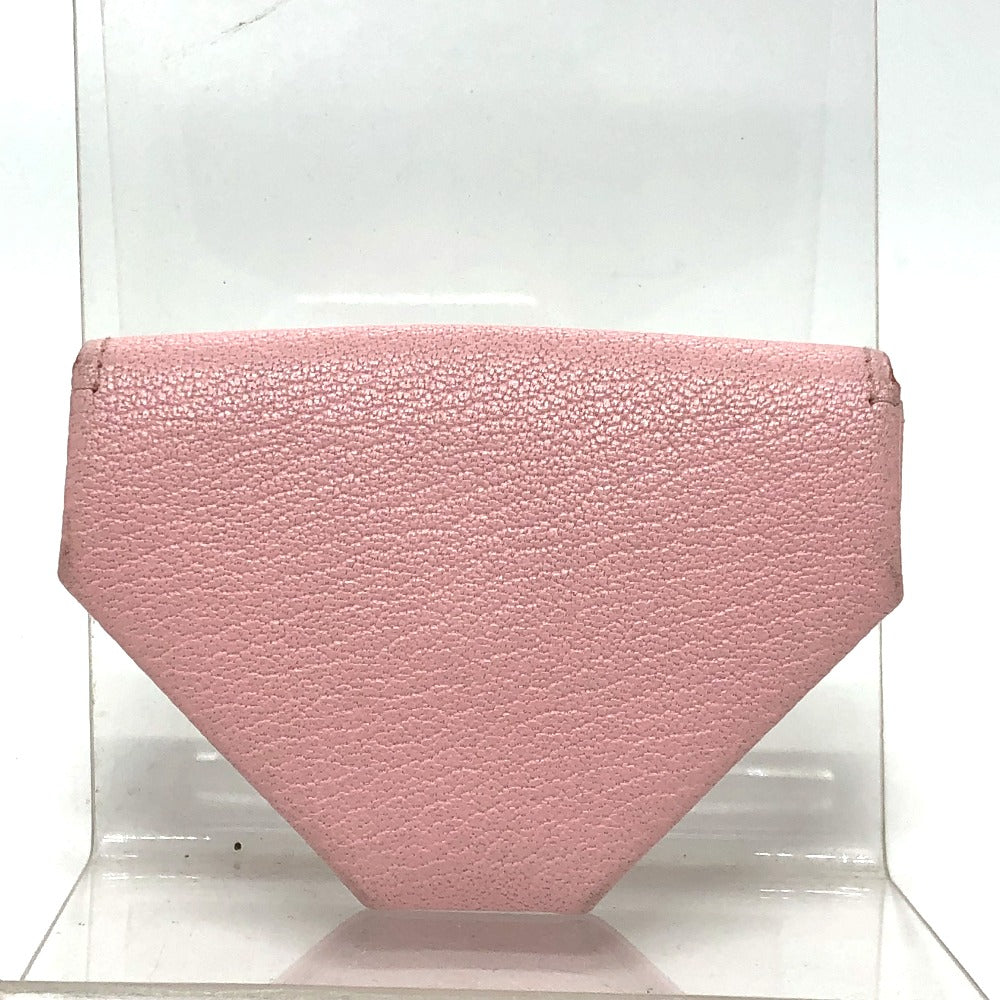 HERMES Coin case Shave pink Revan Cattle Women Used