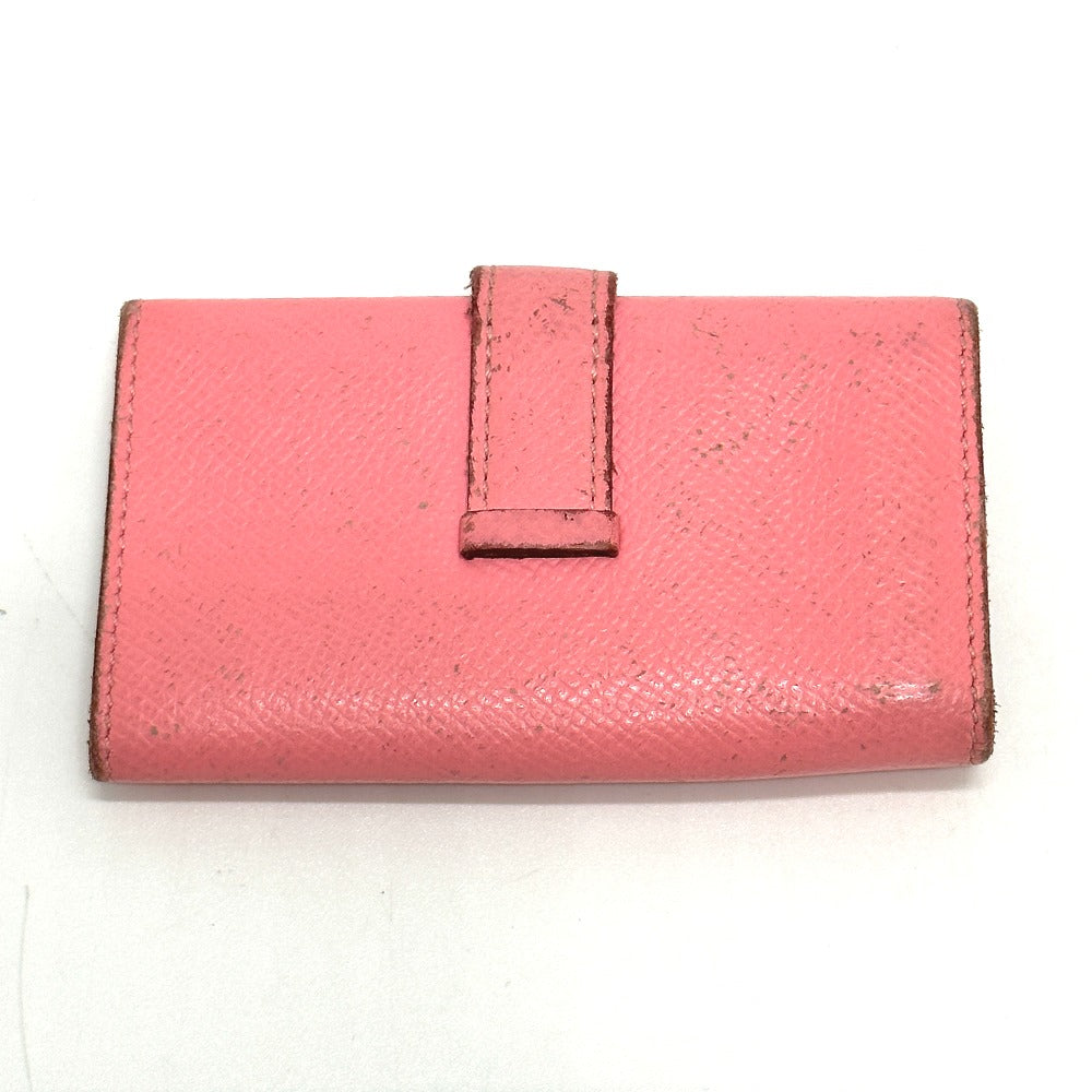 HERMES Key case Key holder  Epsom pink HMetal Bean Women Used