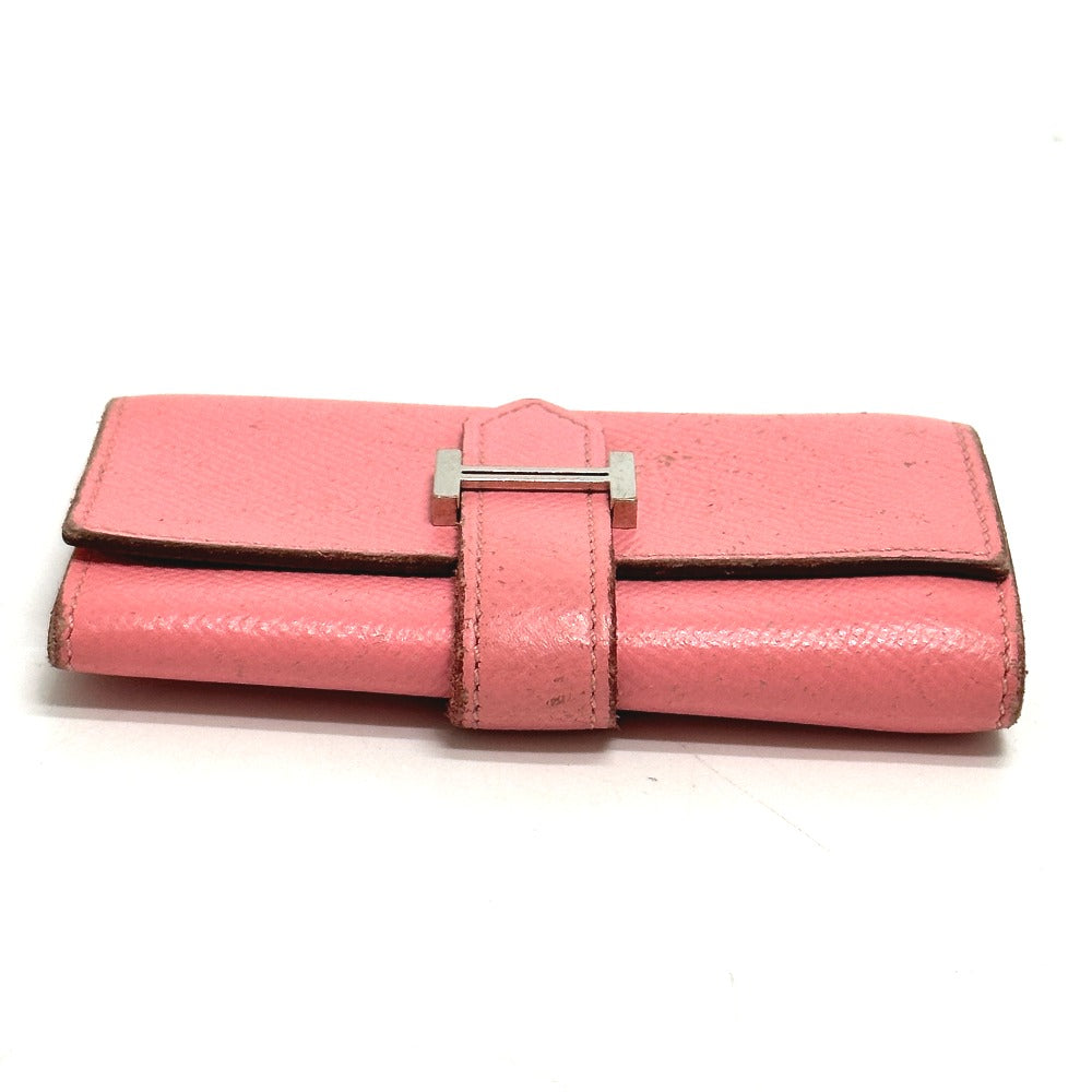 HERMES Key case Key holder  Epsom pink HMetal Bean Women Used