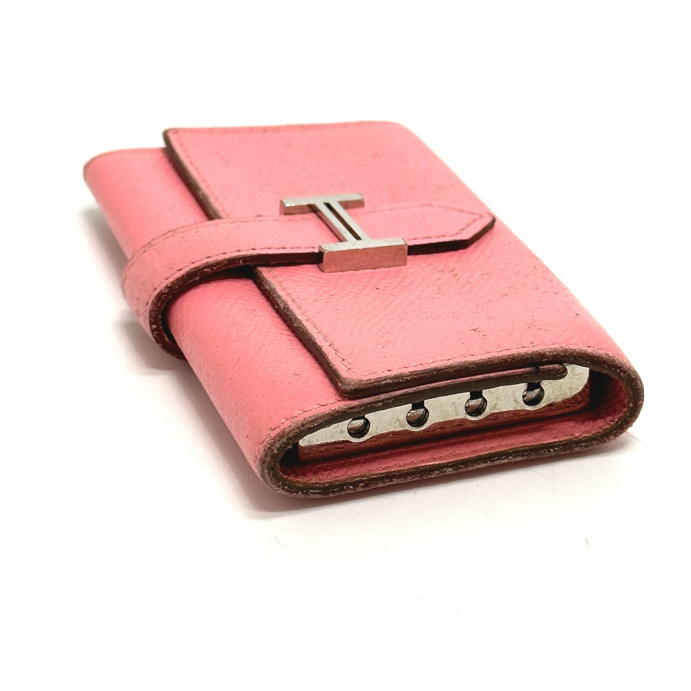 HERMES Key case Key holder  Epsom pink HMetal Bean Women Used