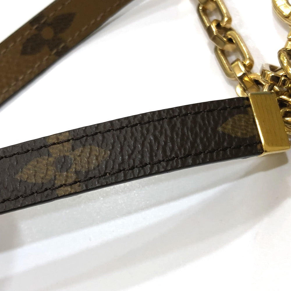 LOUIS VUITTON charm M69553 Monogram reverse canvas Brown Monogram reverse Chenne Dauphine Women Used