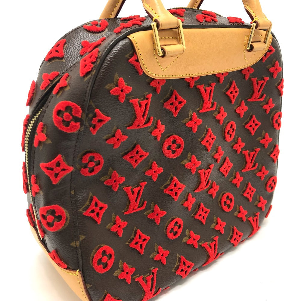 LOUIS VUITTON Handbag M40922 Monogram canvas Brown / Red Monogram 3D tuffet Deauville Cube