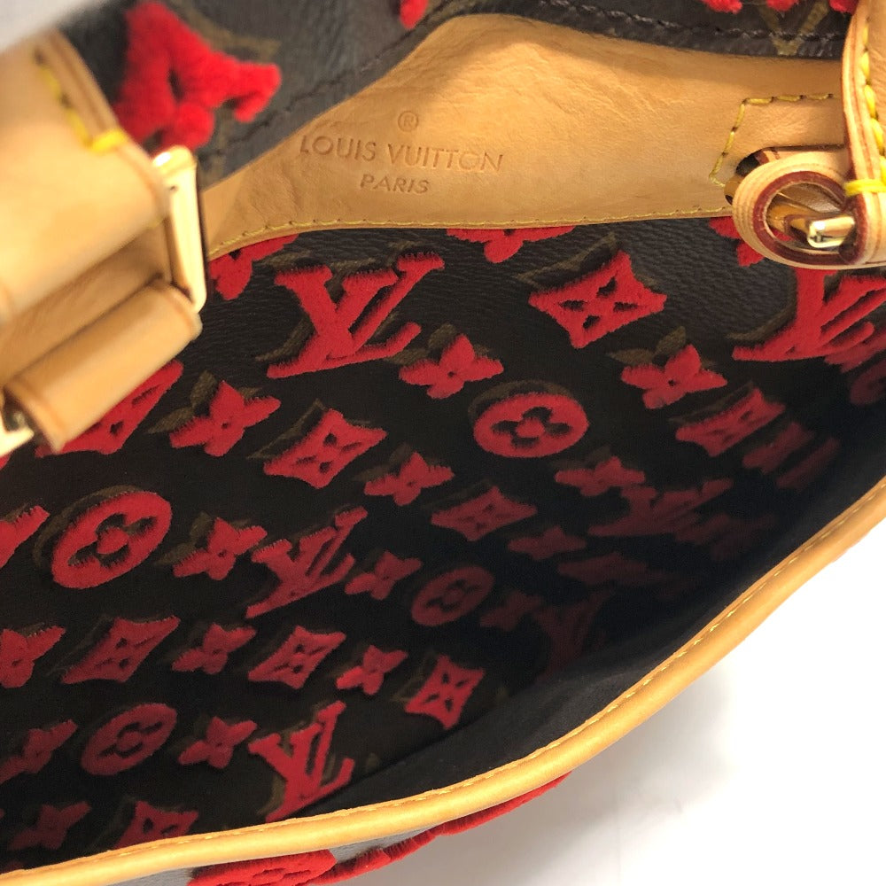 LOUIS VUITTON Handbag M40922 Monogram canvas Brown / Red Monogram 3D tuffet Deauville Cube