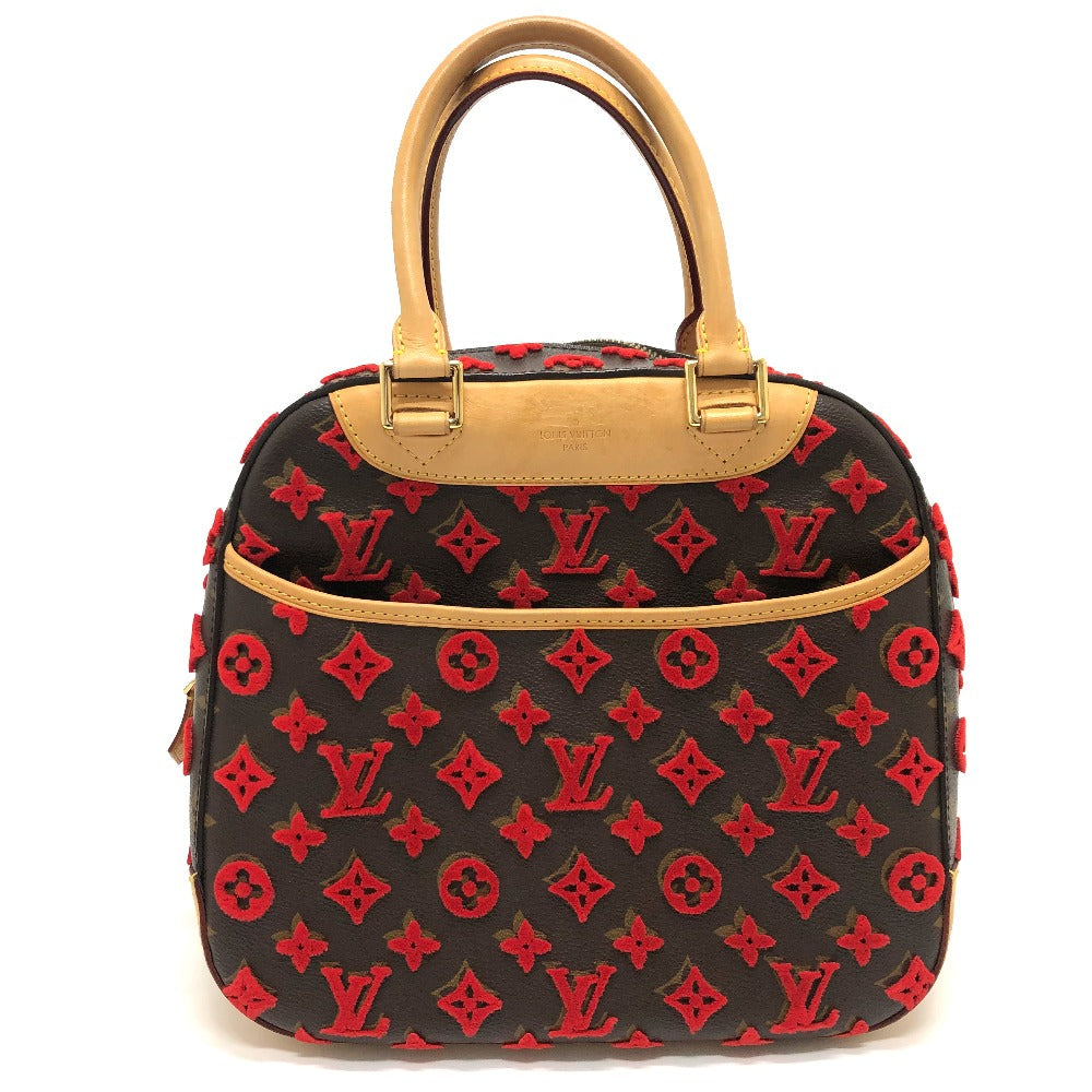 LOUIS VUITTON Handbag M40922 Monogram canvas Brown / Red Monogram 3D tuffet Deauville Cube