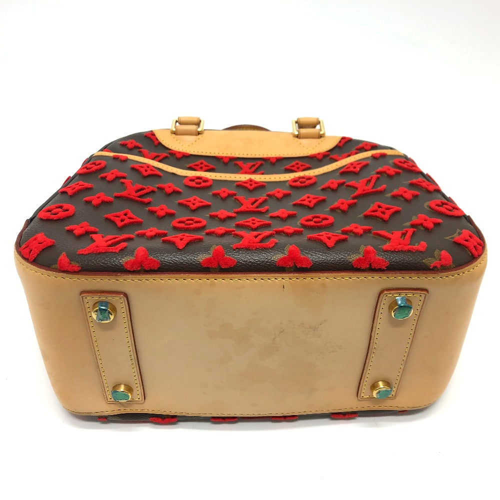 LOUIS VUITTON Handbag M40922 Monogram canvas Brown / Red Monogram 3D tuffet Deauville Cube