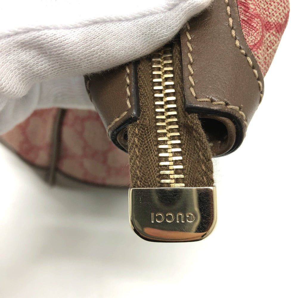 GUCCI Shoulder Bag 309618 GG Supreme Canvas Brown / Red GG hobo/shoulder Women Used