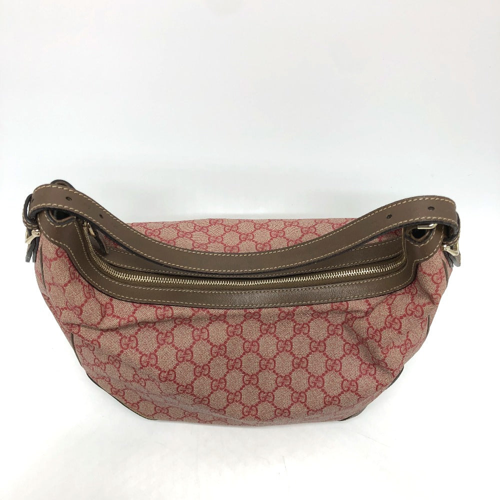 GUCCI Shoulder Bag 309618 GG Supreme Canvas Brown / Red GG hobo/shoulder Women Used