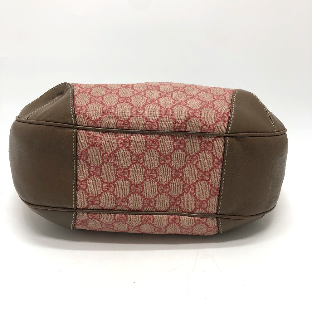 GUCCI Shoulder Bag 309618 GG Supreme Canvas Brown / Red GG hobo/shoulder Women Used