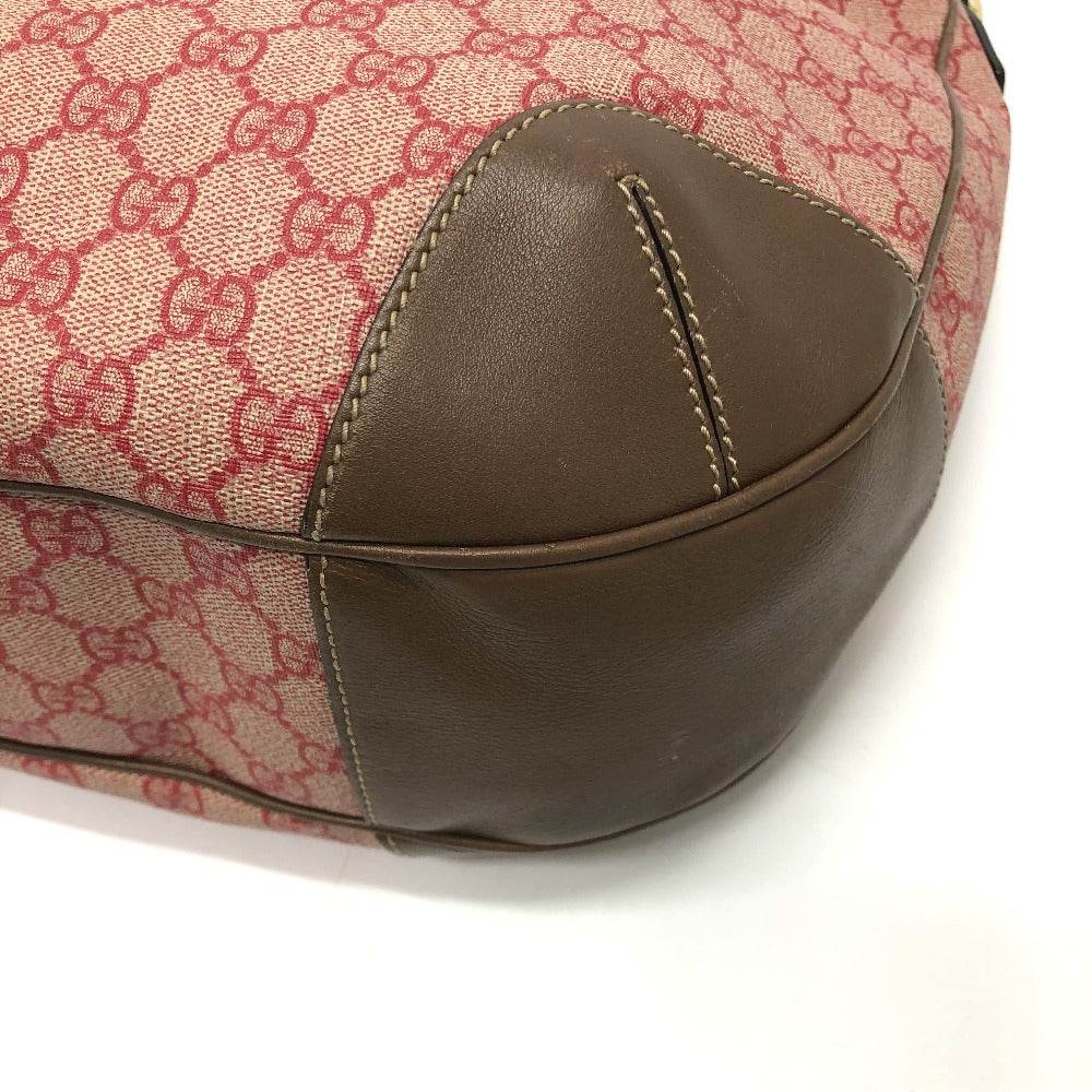 GUCCI Shoulder Bag 309618 GG Supreme Canvas Brown / Red GG hobo/shoulder Women Used