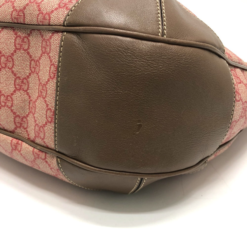 GUCCI Shoulder Bag 309618 GG Supreme Canvas Brown / Red GG hobo/shoulder Women Used
