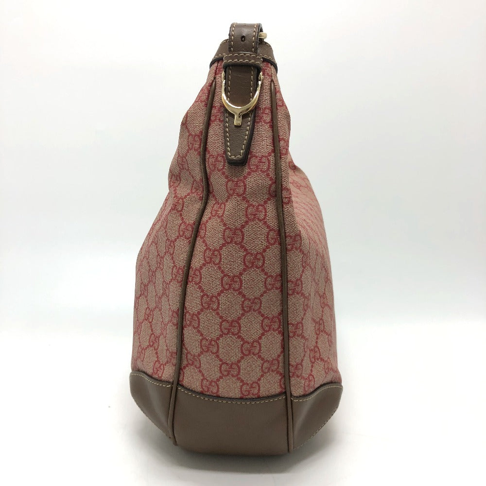 GUCCI Shoulder Bag 309618 GG Supreme Canvas Brown / Red GG hobo/shoulder Women Used