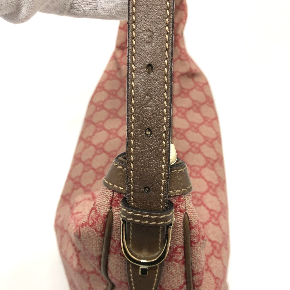 GUCCI Shoulder Bag 309618 GG Supreme Canvas Brown / Red GG hobo/shoulder Women Used