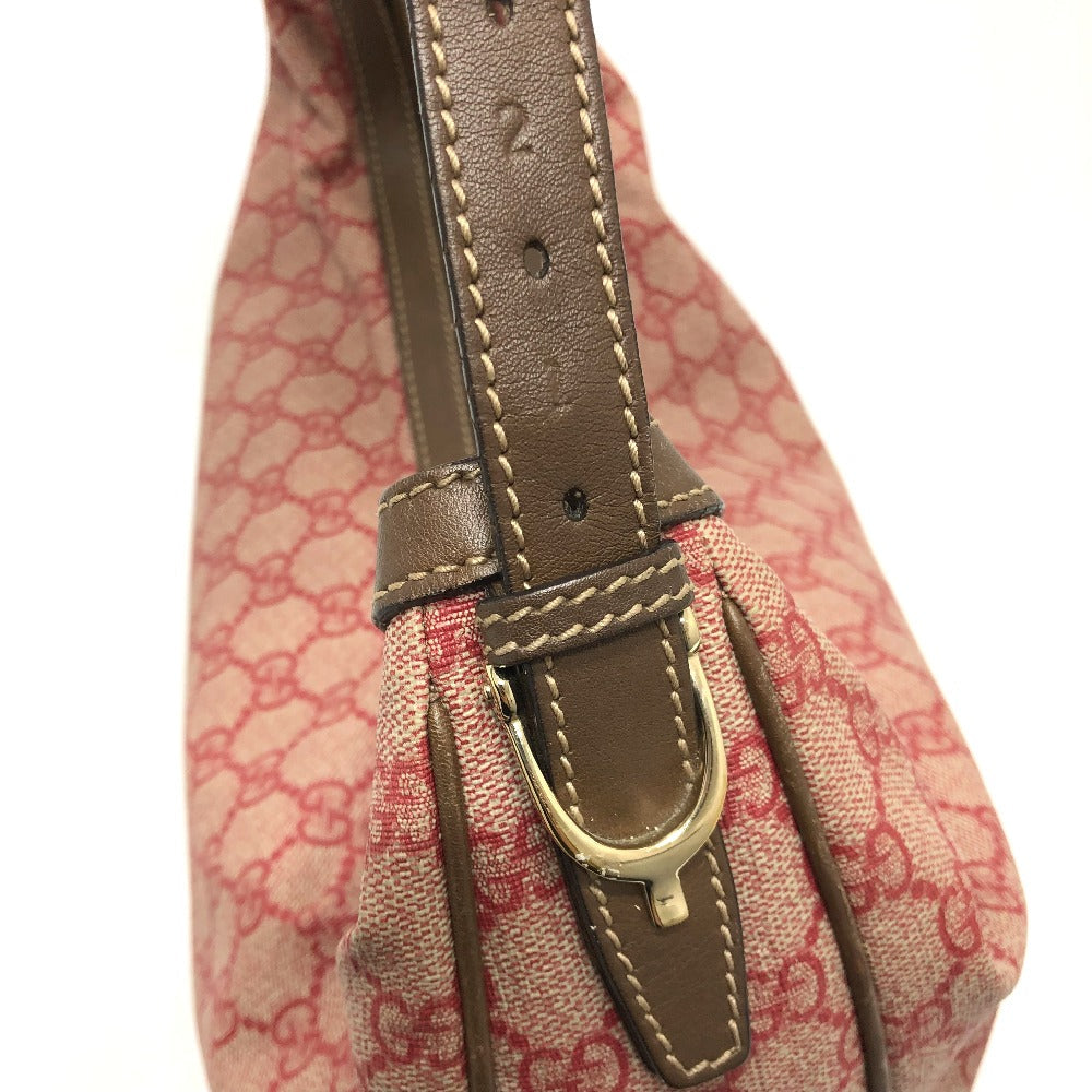 GUCCI Shoulder Bag 309618 GG Supreme Canvas Brown / Red GG hobo/shoulder Women Used
