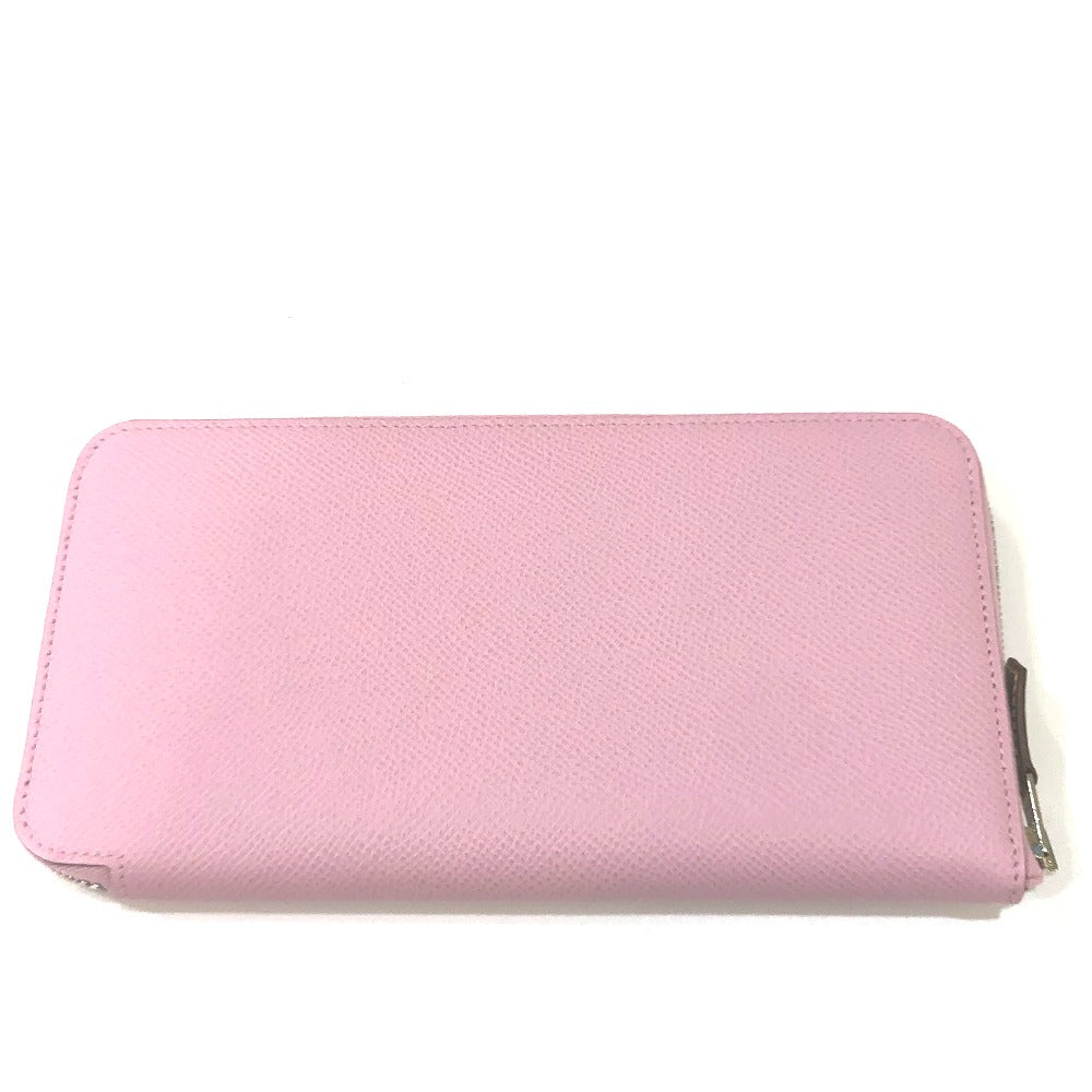 HERMES Long Wallet Purse Epsom Pink type Overall handle Azap long silk in Women Used