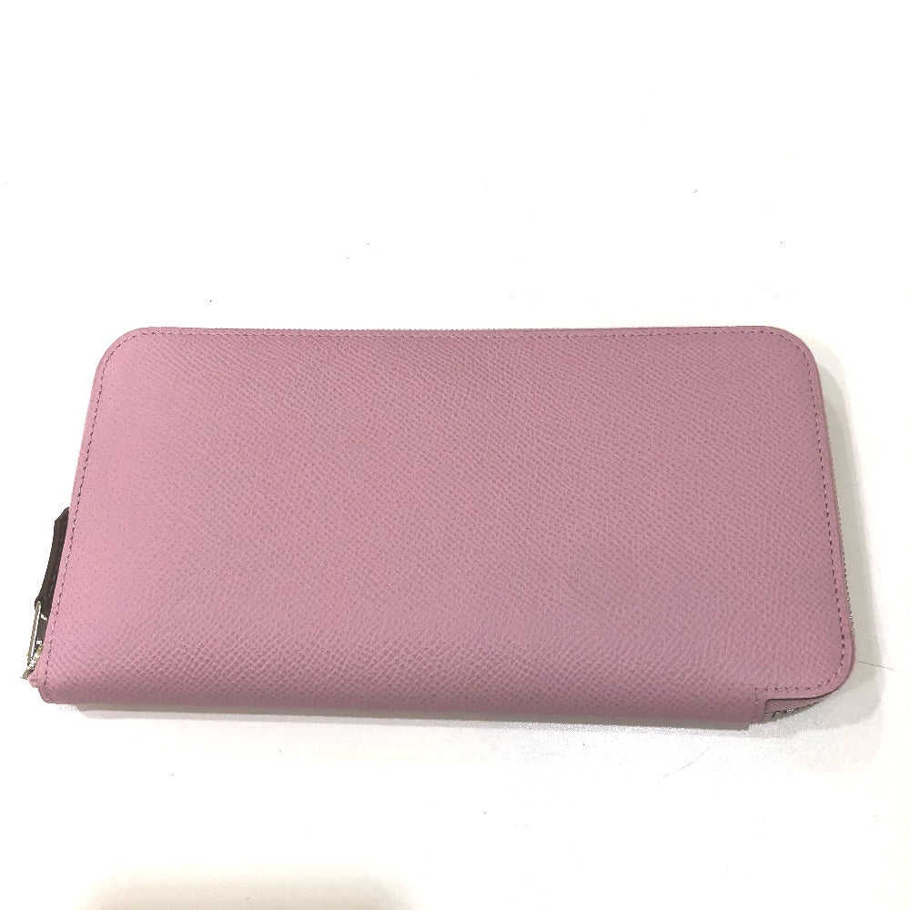 HERMES Long Wallet Purse Epsom Pink type Overall handle Azap long silk in Women Used