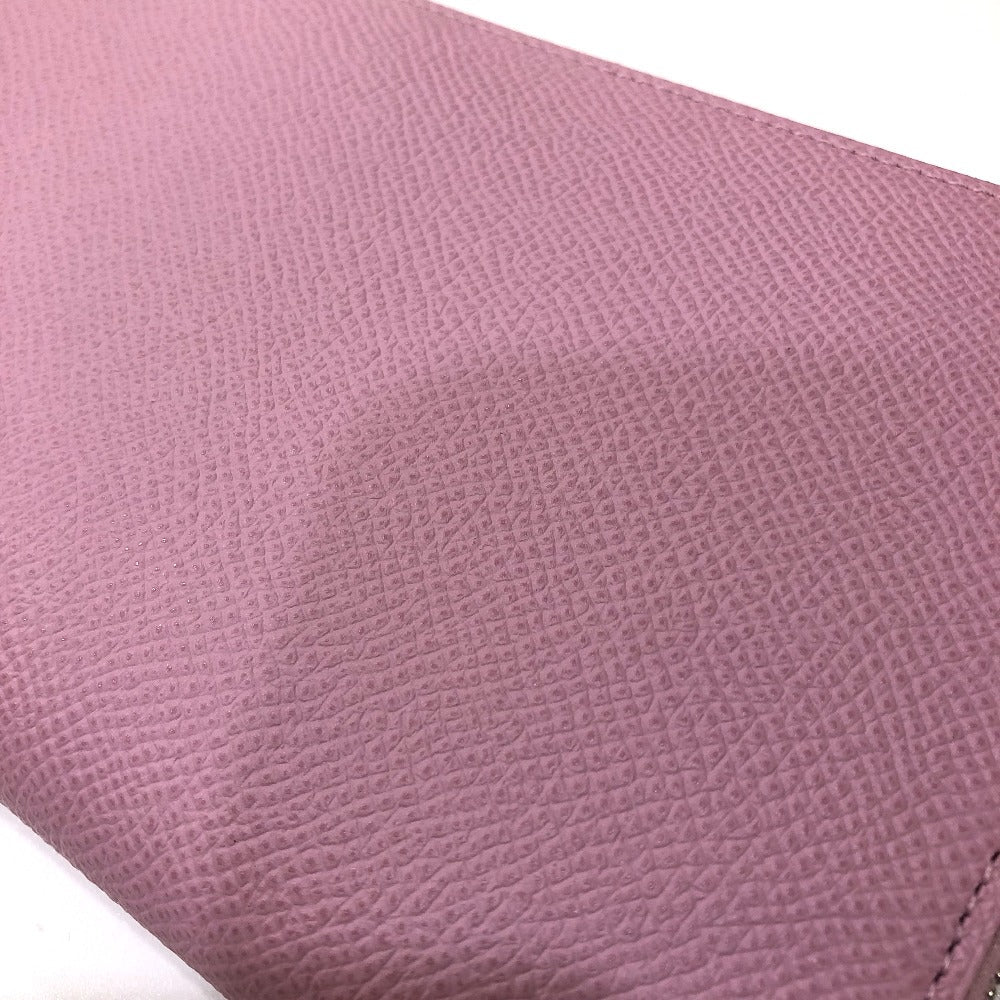 HERMES Long Wallet Purse Epsom Pink type Overall handle Azap long silk in Women Used