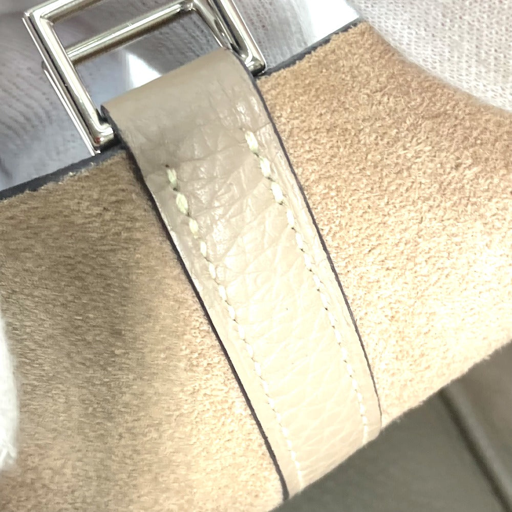 HERMES Handbag Taurillon Clemence Gray type Bag Picotin Lock PM 18 Women Used