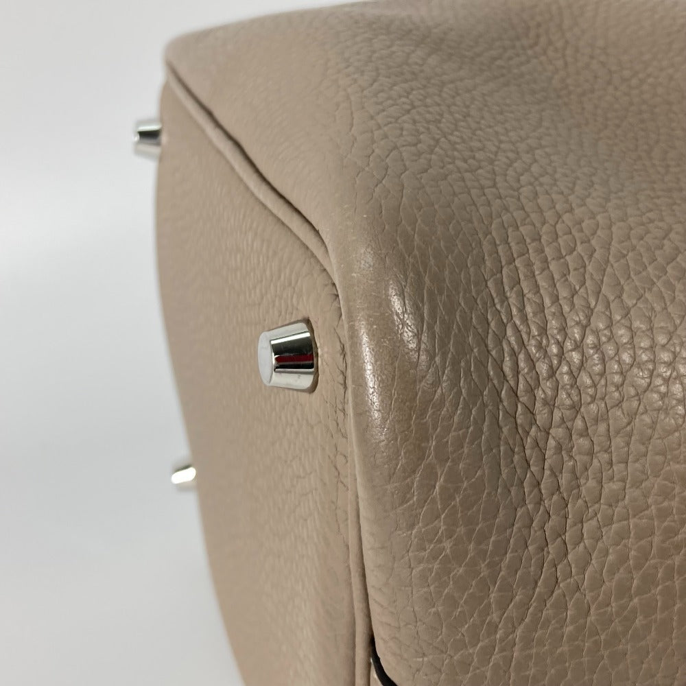 HERMES Handbag Taurillon Clemence Gray type Bag Picotin Lock PM 18 Women Used