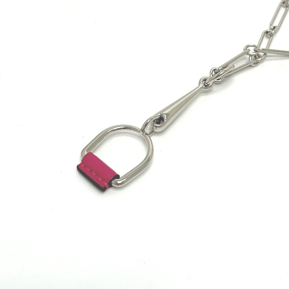 HERMES Necklace Swift Silver Heritage Esquetre PM Women Used