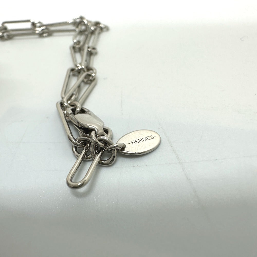 HERMES Necklace Swift Silver Heritage Esquetre PM Women Used