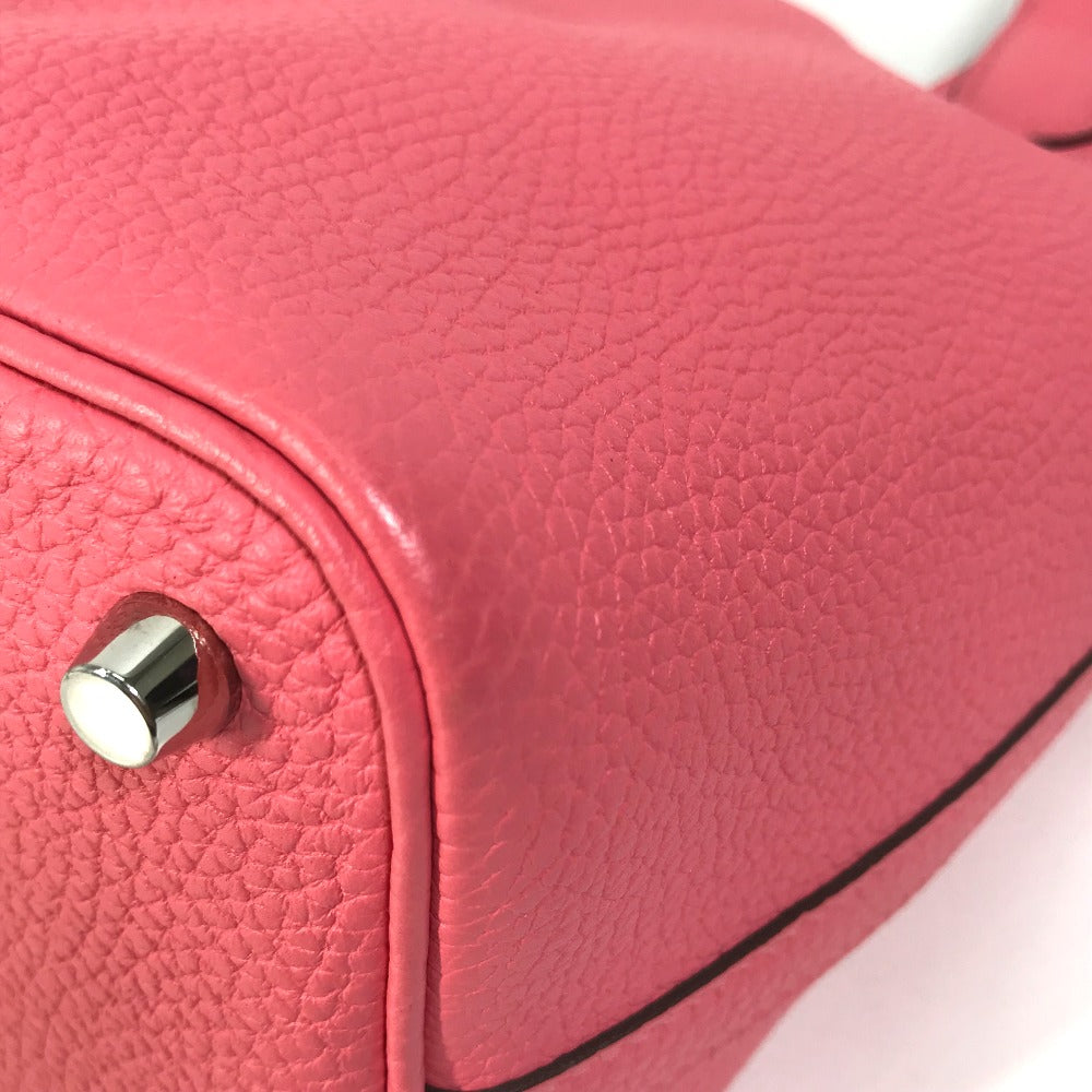 HERMES Handbag Taurillon Clemence pink Pico Tan Lock Ekra PM Women Used
