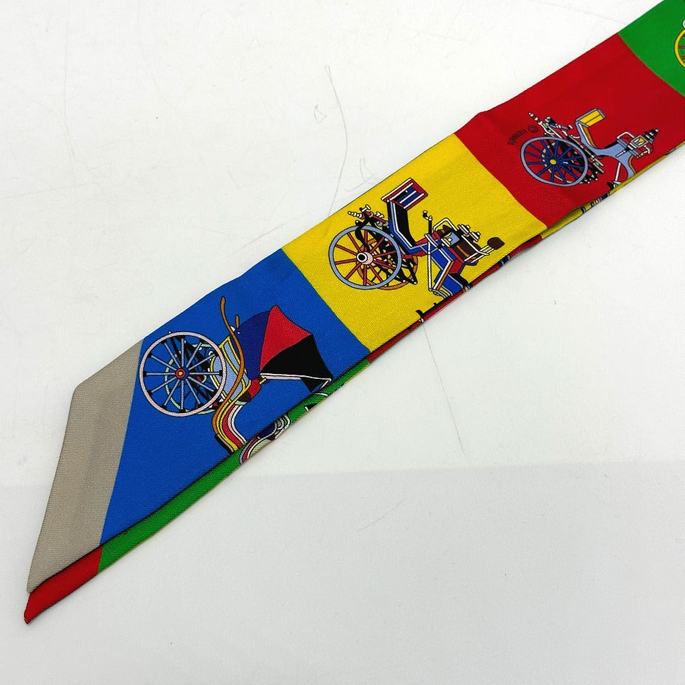 HERMES scarf silk multicolor Carriage Women Used