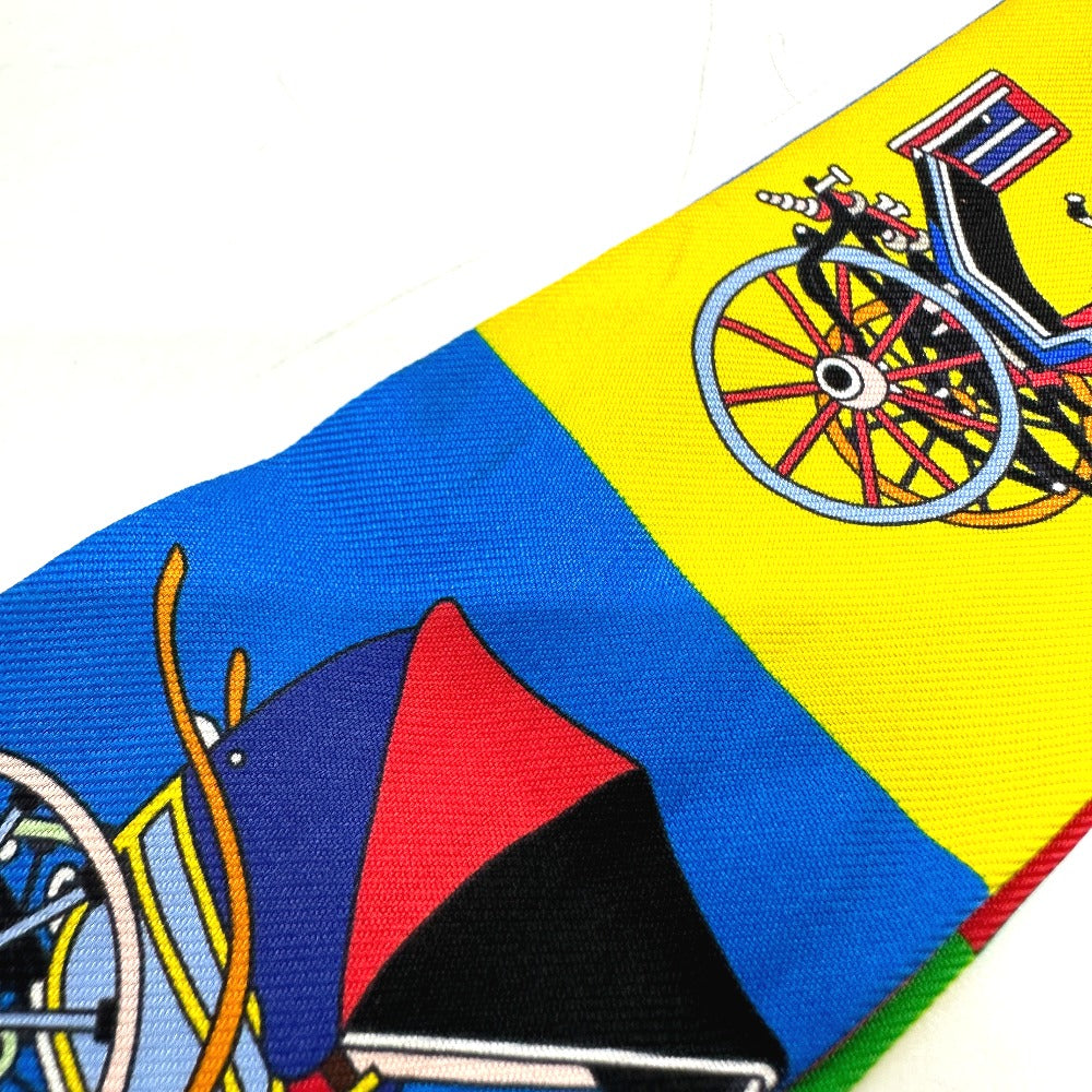 HERMES scarf silk multicolor Carriage Women Used