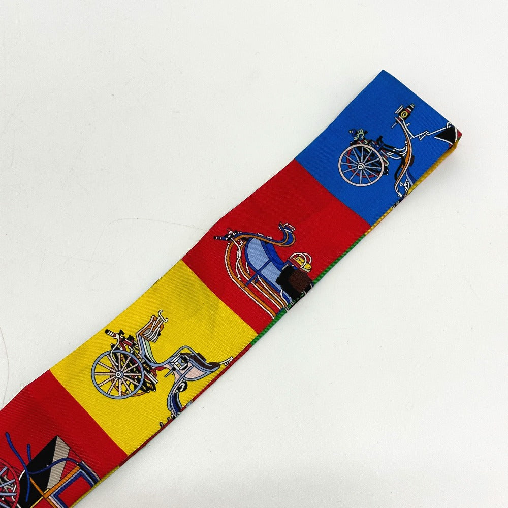 HERMES scarf silk multicolor Carriage Women Used
