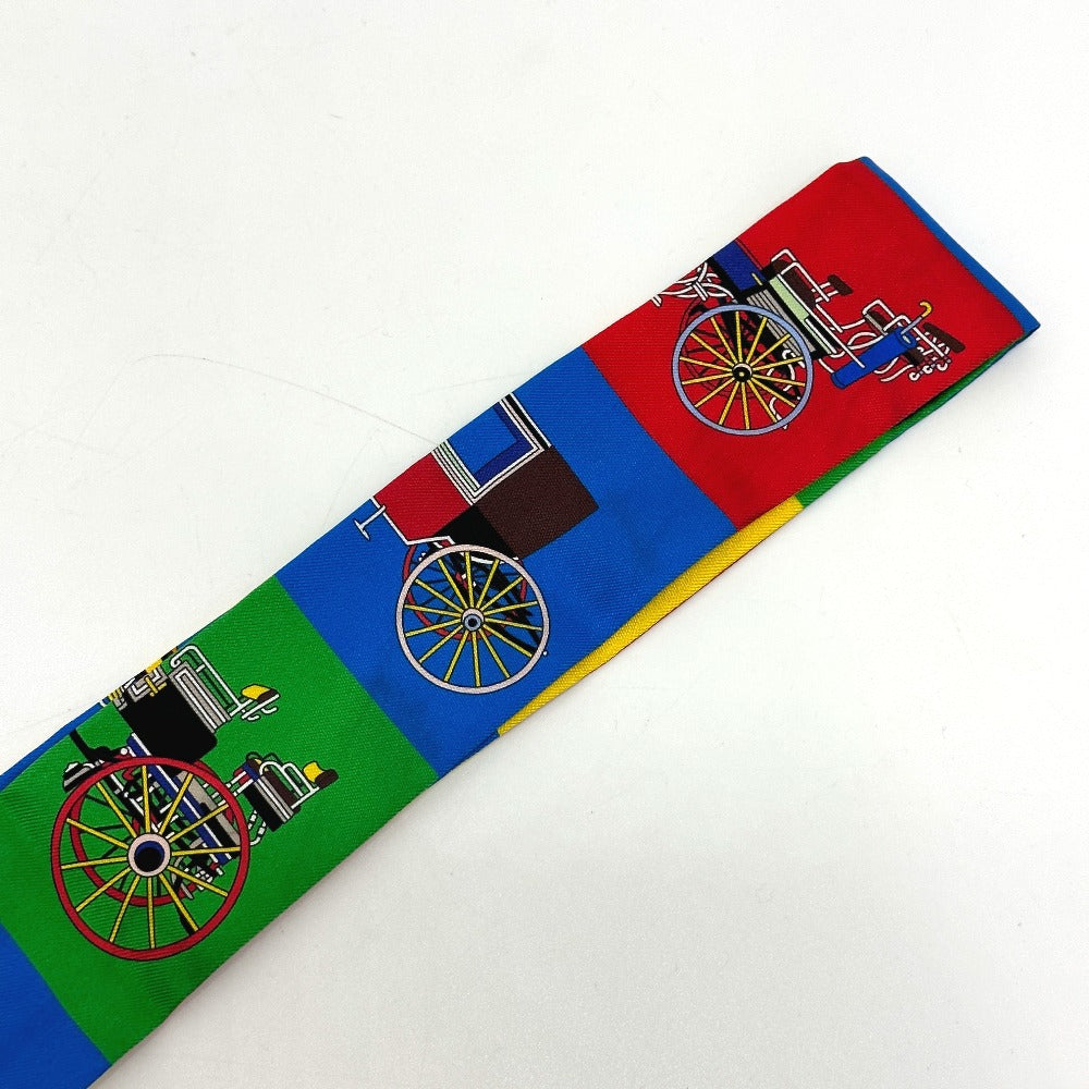 HERMES scarf silk multicolor Carriage Women Used