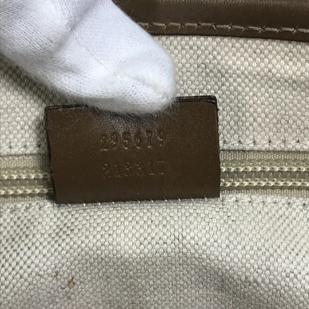 GUCCI Shoulder Bag 295679 PVC / Leather beige Crossbody bag Diamante mens Used