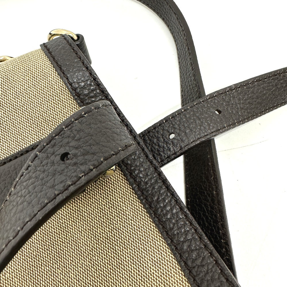 GUCCI Tote Bag 290832 Canvas / leather beige GG logo Women Used