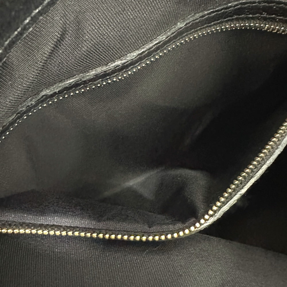GUCCI Handbag 145826 GG canvas / leather black GG Horsebit Women Used