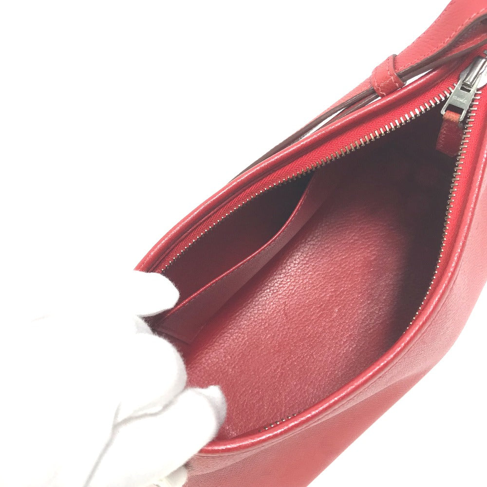 HERMES Shoulder Bag Epsom Red Shoulder Berlango PM Women Used