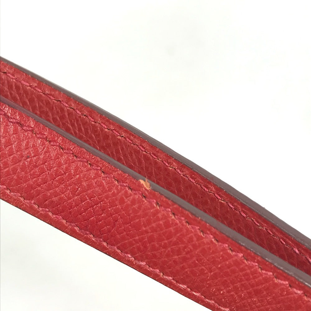 HERMES Shoulder Bag Epsom Red Shoulder Berlango PM Women Used