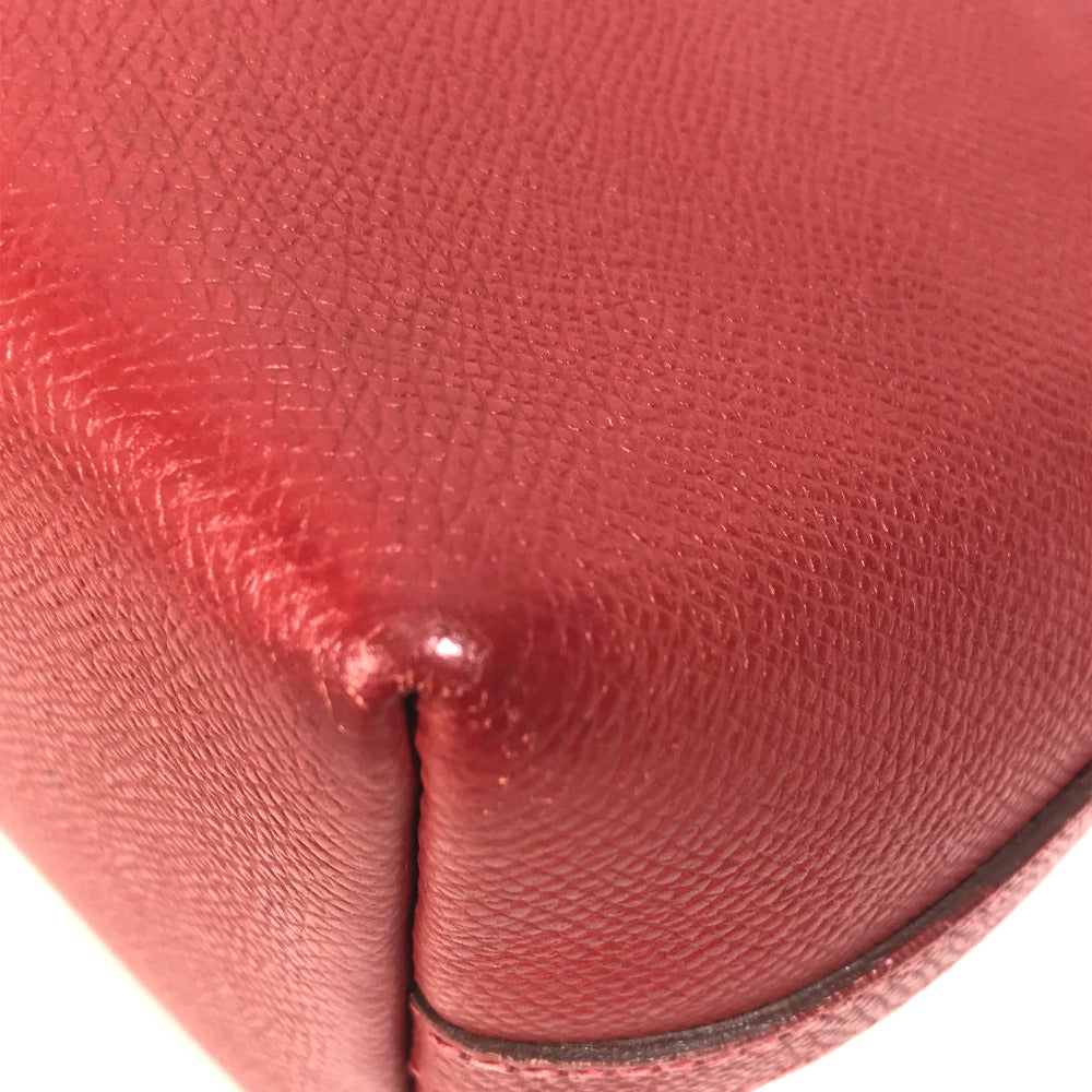 HERMES Shoulder Bag Epsom Red Shoulder Berlango PM Women Used
