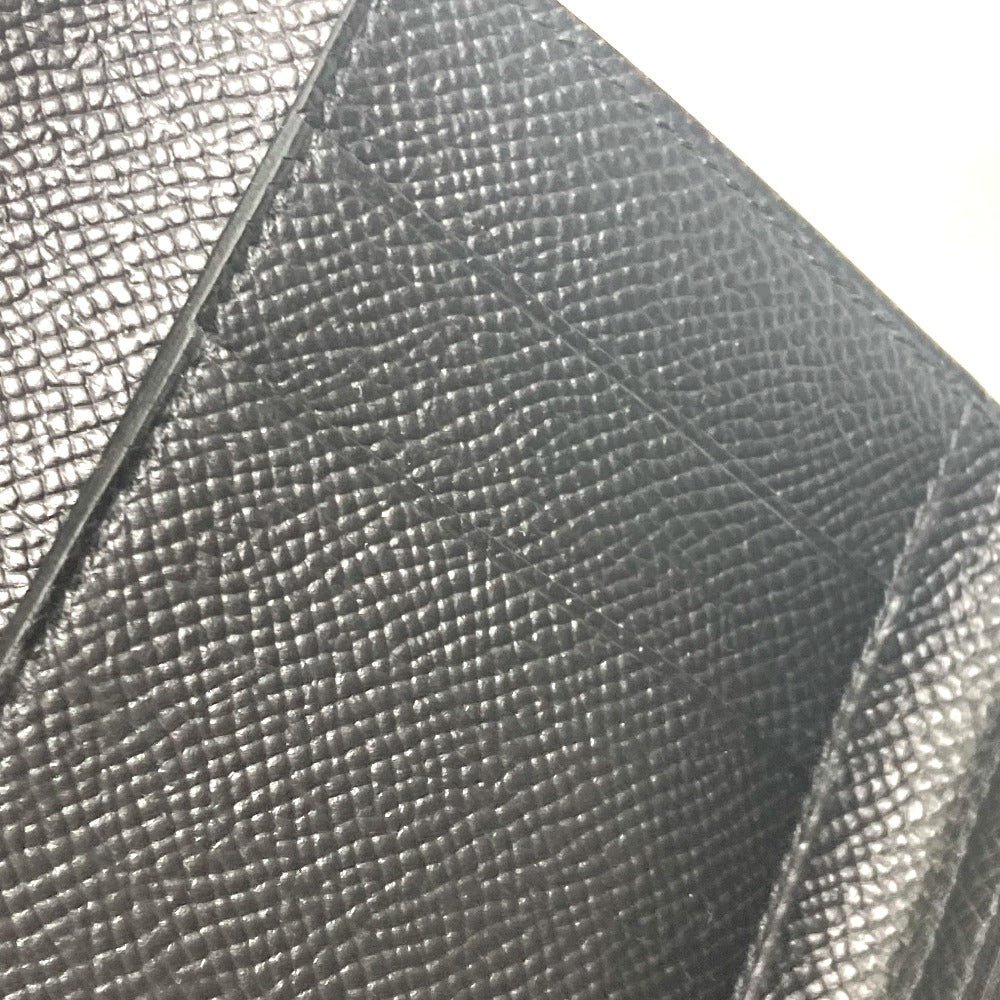 HERMES Folded wallet Epsom black So Black Bearn Combination Compact
