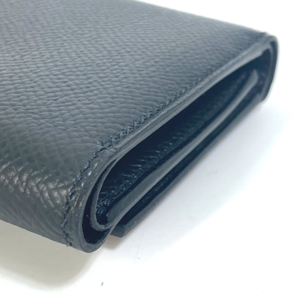 HERMES Folded wallet Epsom black So Black Bearn Combination Compact