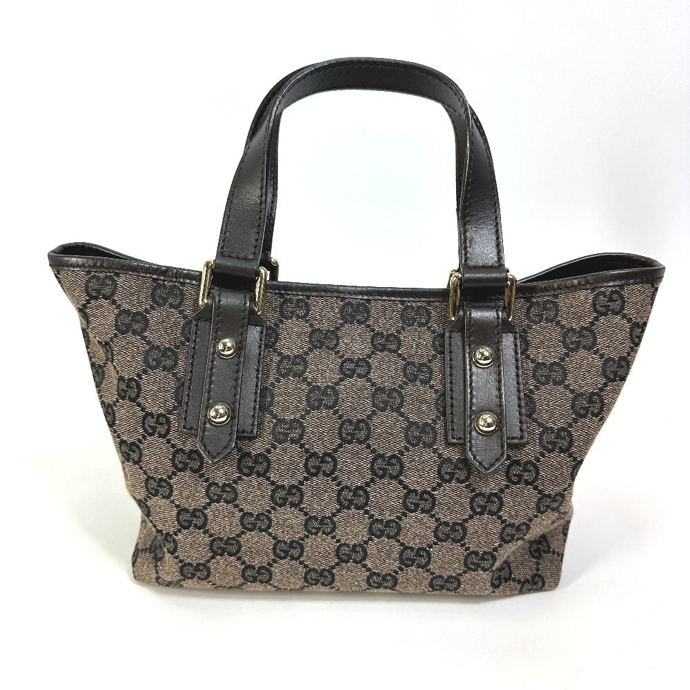GUCCI Handbag 257249 GG canvas / leather Brown GG Women Used