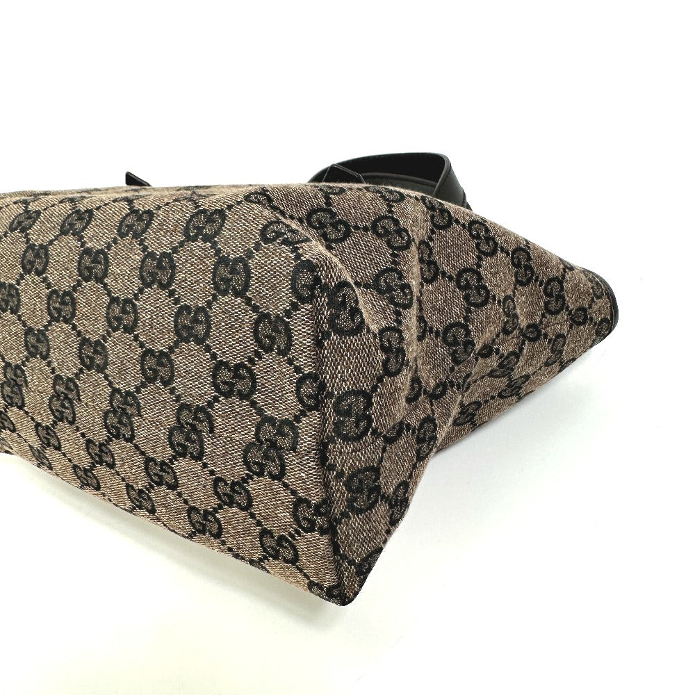 GUCCI Handbag 257249 GG canvas / leather Brown GG Women Used