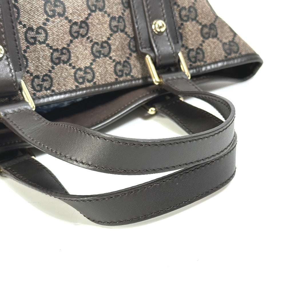GUCCI Handbag 257249 GG canvas / leather Brown GG Women Used