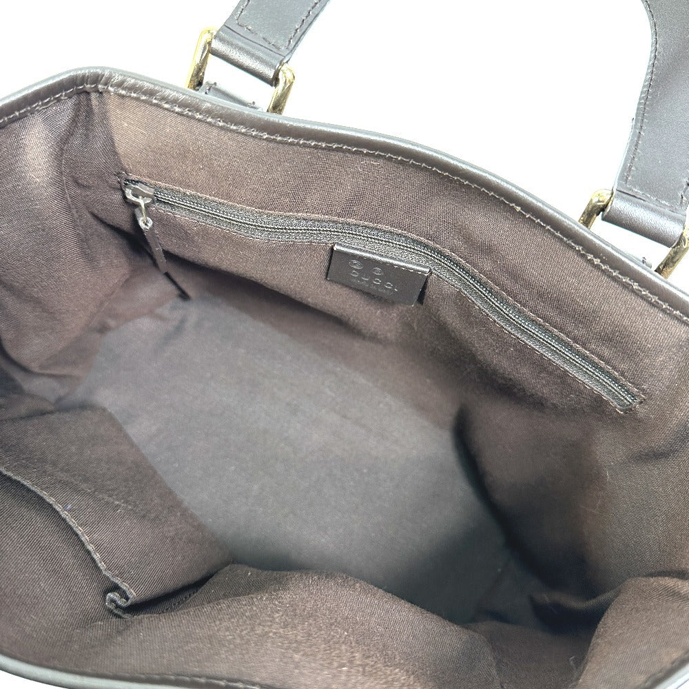 GUCCI Handbag 257249 GG canvas / leather Brown GG Women Used